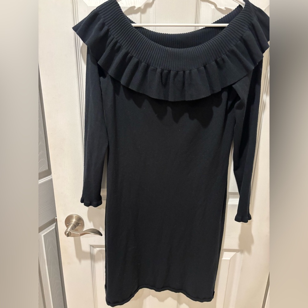 Lily Pulitzer Black Off-Shoulder‎ Dress